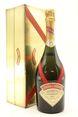 (1) 1985 G.H. Mumm Grand Cordon Brut, Champagne (GB)