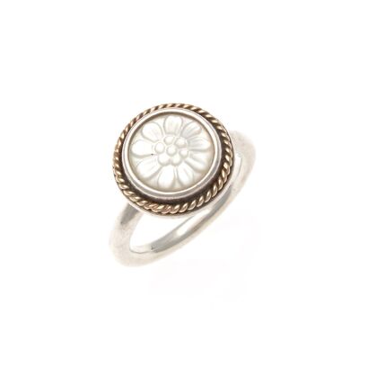 Pandora Daisy Signet Ring