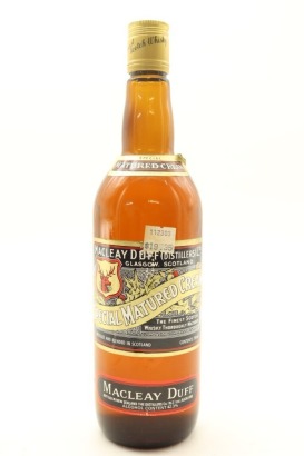 (1) Macleay Duff (Distillers) Ltd. Special Matured Cream Scotch Whisky, 42.3% ABV, 750ml, Circa 1950s