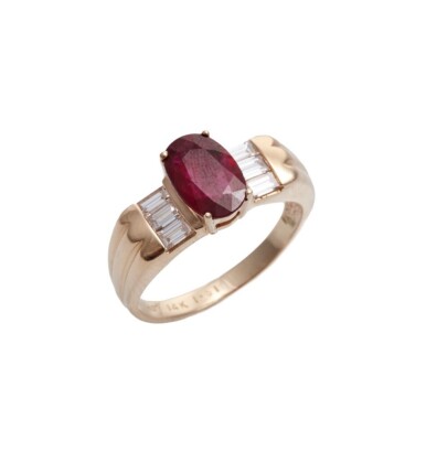 14ct Ruby and Diamond Ring