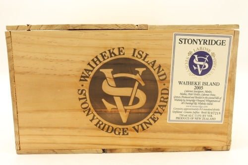 (12) 2005 Stonyridge Vineyard Larose, Waiheke Island (OWC)