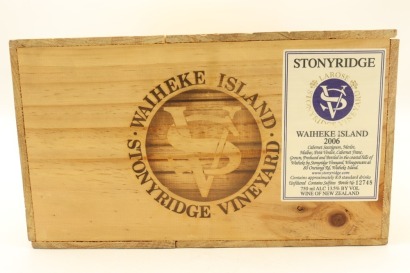 (12) 2006 Stonyridge Vineyard Larose, Waiheke Island (OWC)