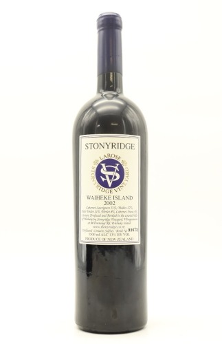 (1) 2002 Stonyridge Vineyard Larose, Waiheke Island, 1500ml