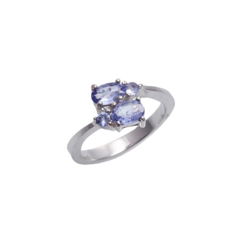 Silver Tanzanite Ring