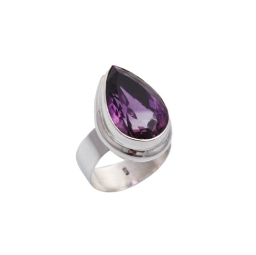 Silver Amethyst Ring