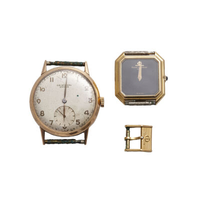 Two 18ct Watch Cases