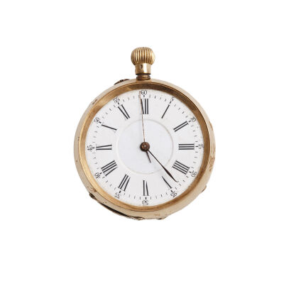 18ct Open Face Pocket Watch