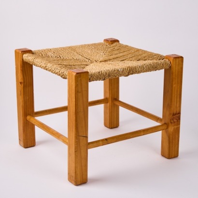 A Small Rush Stool