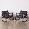 A Pair Of Euvira Rocking Chairs Designed By Jader Almeida - 2