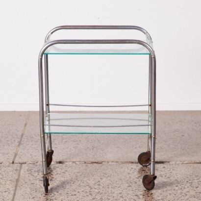 A Glass Bar Cart A/F