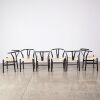 A Set of 6 Hans Wegner Style Wishbone Chairs - 2