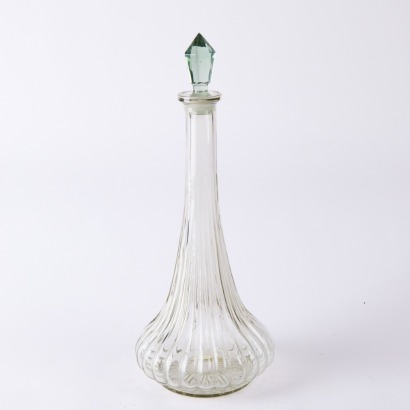 A Clear Glass Decanter