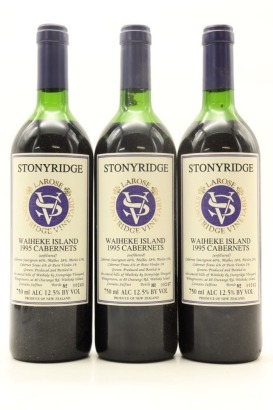 (3) 1995 Stonyridge Vineyard Larose, Waiheke Island (LMS)