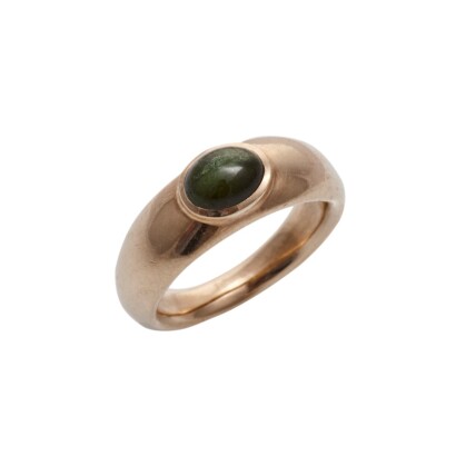 9ct Jens Hansen Green Tourmaline Ring