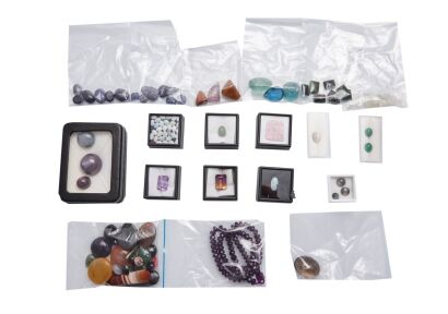 An Assortment of Gemstones - cabochons