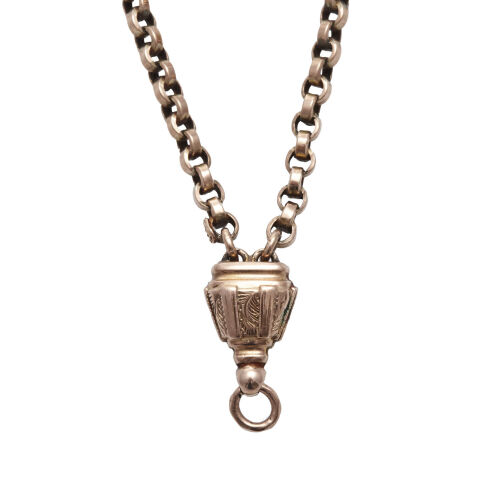 9ct Rose Gold Antique Belcher Chain