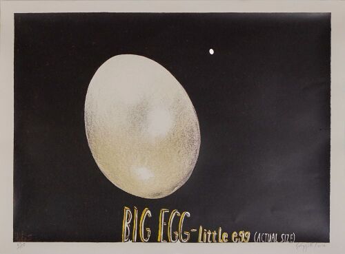 DICK FRIZZELL Big Egg, Little Egg (Actual Size)