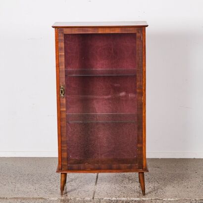 A Vintage Wood Display Cabinet