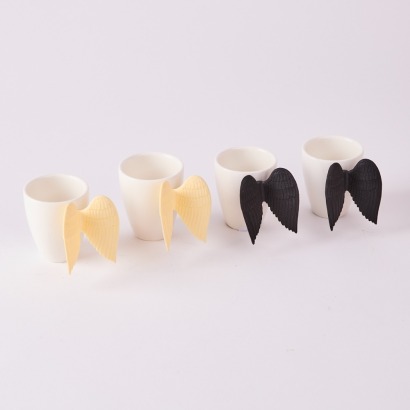 A Set Of Four Pylons Espresso Cups