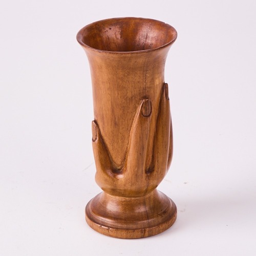 A Pitcairn Island Carved Hand Souvenir Cup