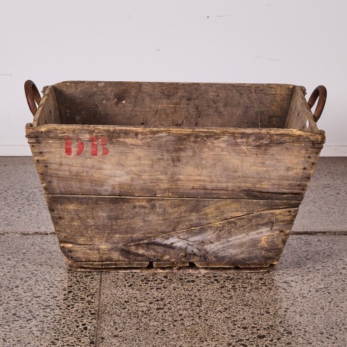 A Vintage French Champagne Harvest Crate, c. early 1900