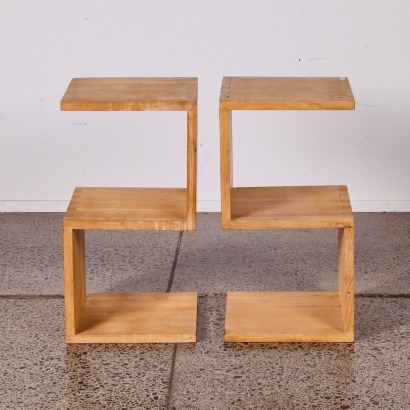 A Pair Of Vintage French Laminated Wood S Bedsides