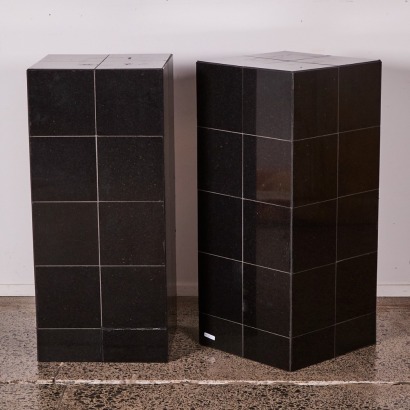 A Pair Of Marble Plinths