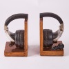 A Pair Of Headphone Book Ends