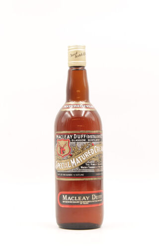 (1) Circa 1950s Macleay Duff (Distillers) Ltd. Special Matured Cream Scotch Whisky