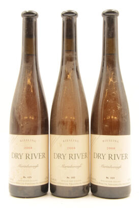 (3) 2008 Dry River Late Harvest Reisling, Martinborough