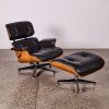 An Authentic Eames Lounge Chair And Ottoman By Herman Miller