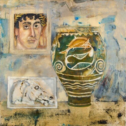 JOHN PAPAS Still Life in the Greek Style