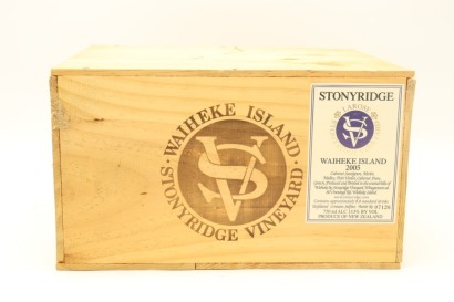 (6) 2005 Stonyridge Vineyard Larose, Waiheke Island (OWC)