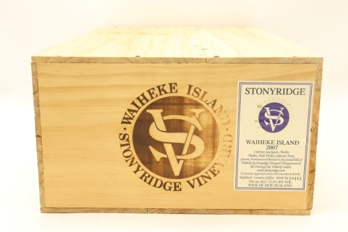 (12) 2007 Stonyridge Vineyard Larose, Waiheke Island (OWC)