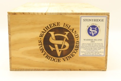 (12) 2001 Stonyridge Vineyard Larose, Waiheke Island (OWC)