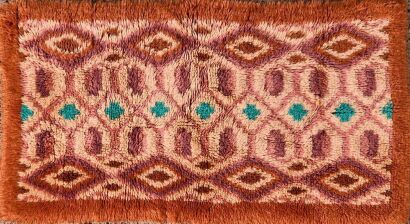 A Retro Handmade Floor Rug