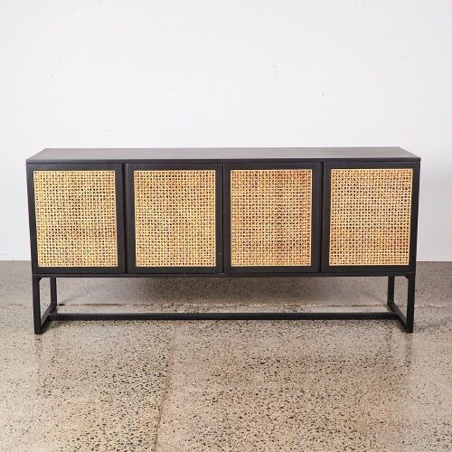 A Contemporary Willow Woven Sideboard