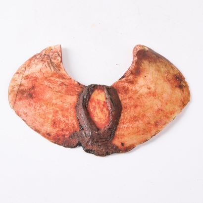 A Kina Shell Pectoral Adornment, Western Highlands, Papua New Guinea