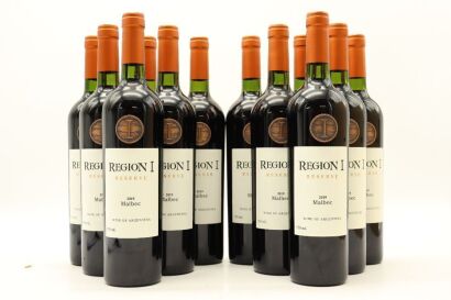 (12) 2019 Region 1 Reserve Malbec, Argentina