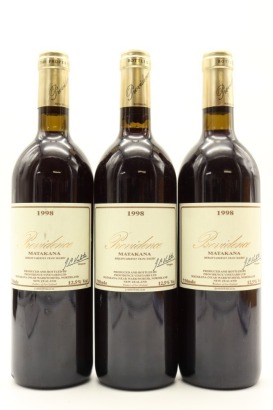 (3) 1998 Providence Private Reserve Merlot Cabernet Franc Malbec, Matakana ♦