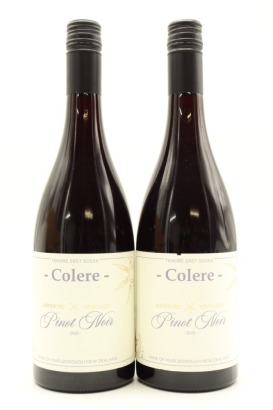 (2) 2020 Colere Ashmore Vineyard Pinot Noir, Marlborough ♦