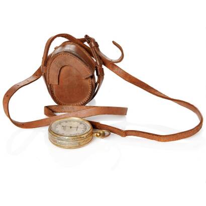 A Military Leather Cased T.A.R.S & W Ltd, Portable Barometer