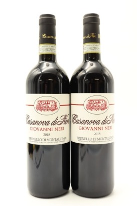 (2) 2018 Casanova di Neri 'Giovanni Neri', Brunello di Montalcino DOCG [RP96] [WS95]
