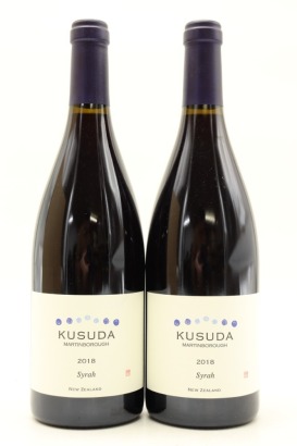 (2) 2018 Kusuda Syrah, Martinborough [JR17]