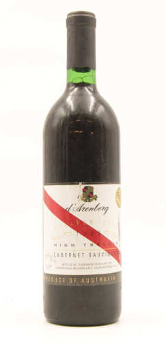 (1) 1989 d'Arenberg The High Trellis Cabernet Sauvignon, McLaren Vale (TL)