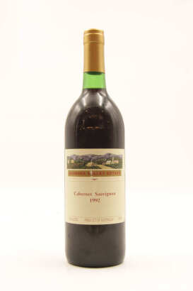 (1) 1992 BVE Barossa Valley Estate Cabernet Sauvignon, Barossa Valley