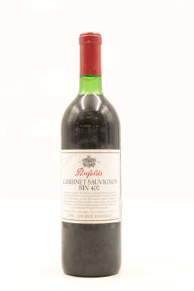 (1) 1992 Penfolds Bin 407 Cabernet Sauvignon, South Australia