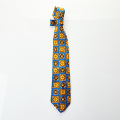 Gianni Versace, Medusa Pattern 100% Silk Tie