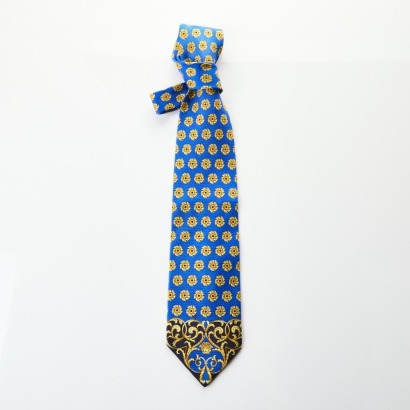 Gianni Versace, Medusa Pattern 100% Silk Tie