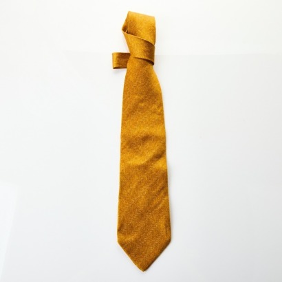 Ermenegildo Zegna, Gold 100% Silk Tie